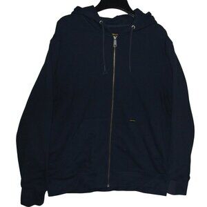 Stanley Thermal Lined Hoodie Mens XXL Full Zip Heavyweight Blue Waffle Knit 2x